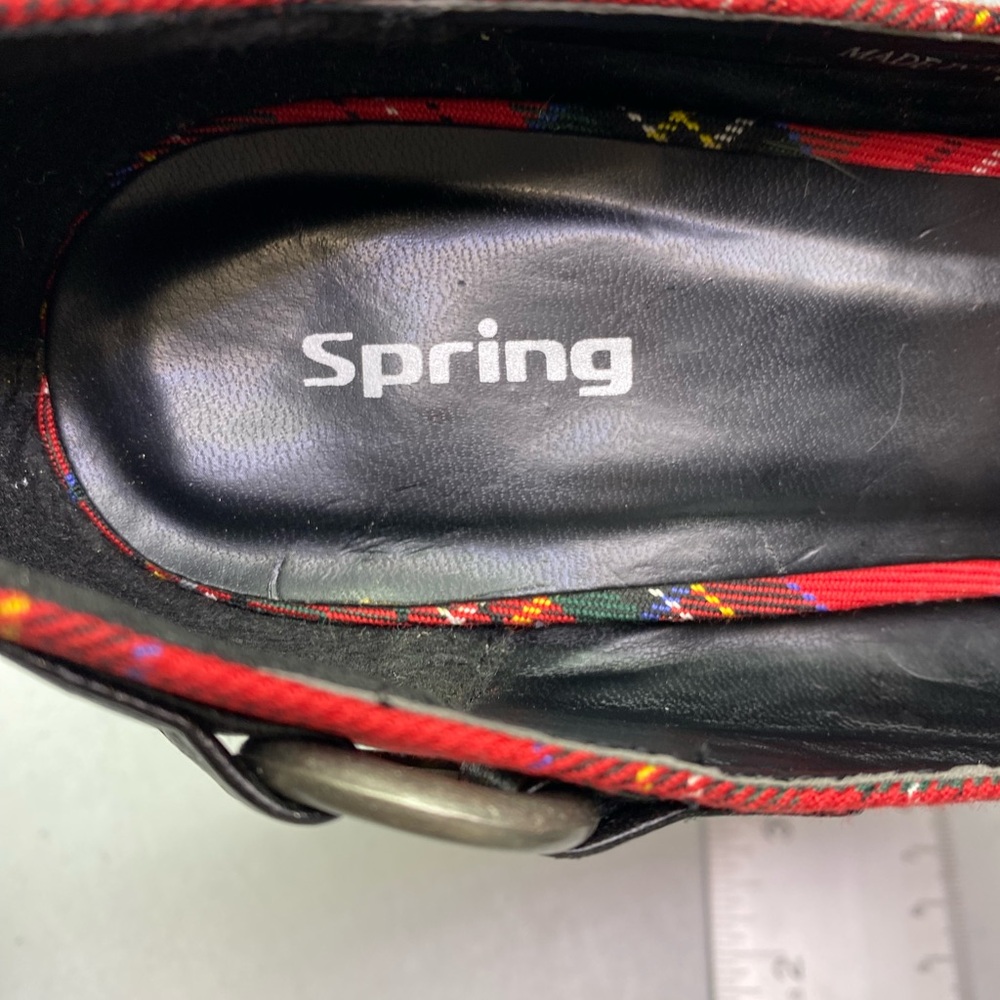 NWOB Spring TARTAN Heeled Pumps, 37 EU/ 6.5-7 US Winter Sale - Picture 6 of 7